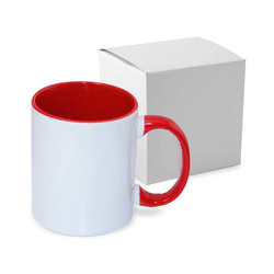 Mug ECO 330 ml FUNNY red with box Sublimation Thermal Transfer