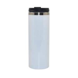 Stainless steel mug 410 ml white Sublimation Thermal Transfer