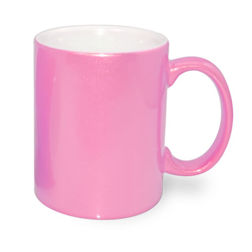 Mug Metalic 330 ml pink  Sublimation Thermal Transfer