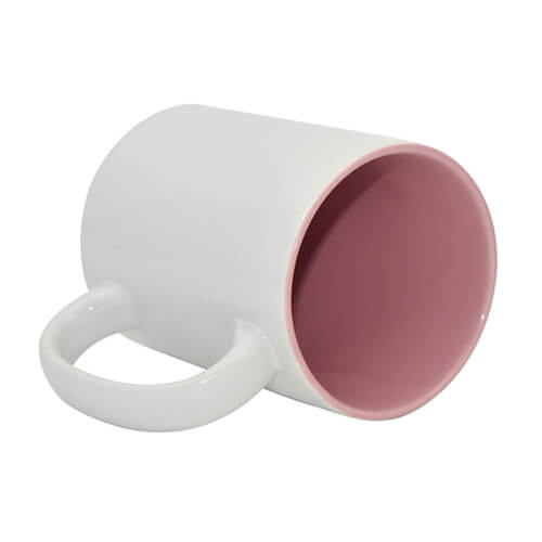 Taza MAX A 450 ml con sublimación interior rosa Transferencia Térmica