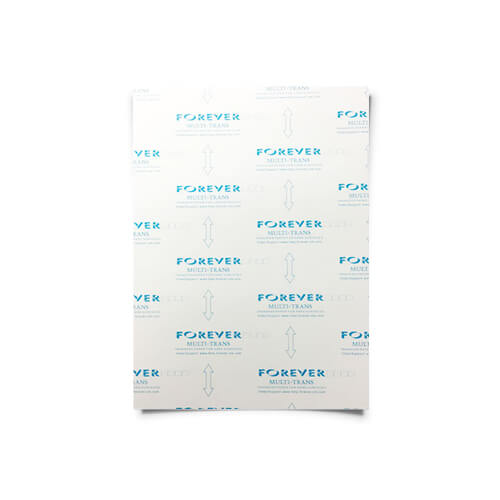 Multitrans - transfer paper for white toner and CMYK printes to hard  surfaces - 100 sheets Brand: FOREVER Basic weight: 140 g/m² Dimension: A4  Quantity in package: 100
