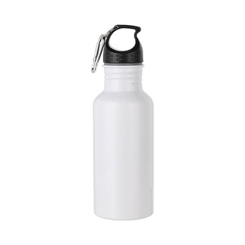 Botella agua aluminio 600 ml con pajita Alf