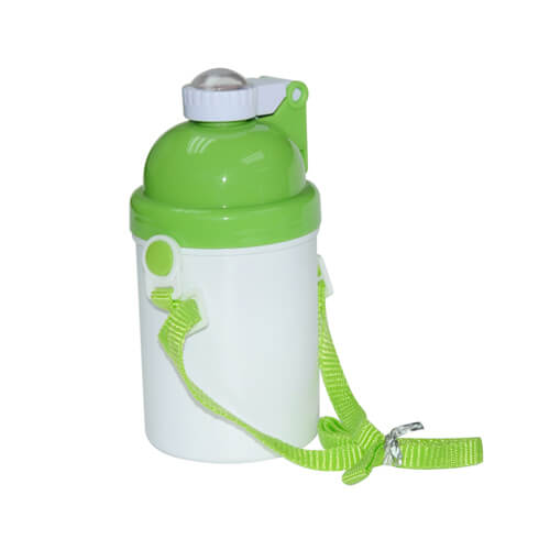 Botella de agua para niños sublimación verde transferencia térmica Verde, GADGETS \ BOTELLAS Y TERMOS