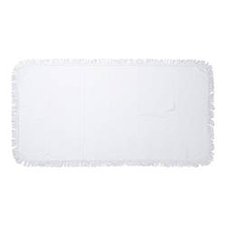 Handdoek 152 x 76 cm met franjes voor sublimatie - wit