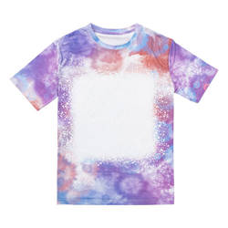 T-Shirt Cotton-Like Bleached Mist Lavender voor sublimatie
