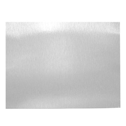 Zilver mat geborsteld aluminium blad 30 x 60 cm voor sublimatie