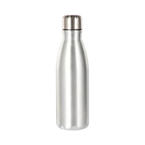 650 ml aluminium fles voor sublimatie - zilver