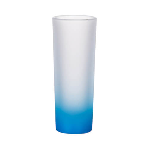 90 ml matglas voor sublimatie - blauw verloop