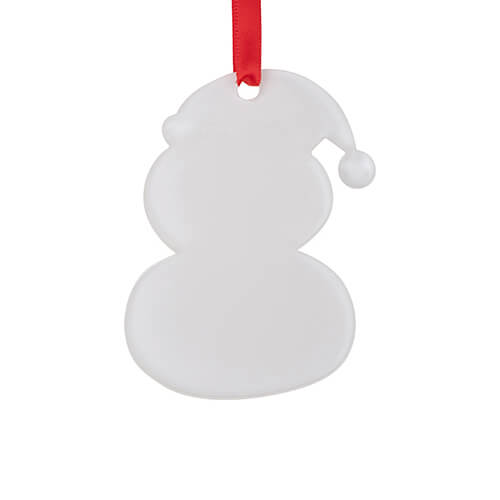 Acryl hanger voor sublimatie - sneeuwpop