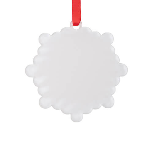 Acryl hanger voor sublimatie - sneeuwvlok