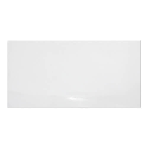 Aluminium plaat, glanzend ultra wit, 30 x 60 cm, voor sublimatie