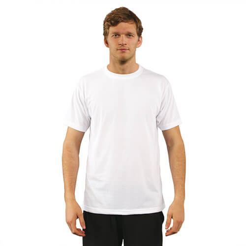 Basic T-shirt voor sublimatie - wit