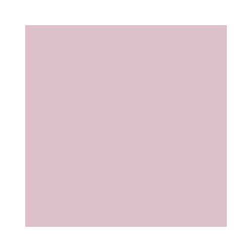 Een vel zelfklevende folie dat van kleur verandert van transparant naar roze