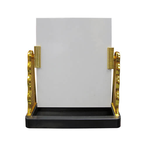 Glazen frame met gouden spiegel 14 x 16 cm Sublimation Thermal Transfer