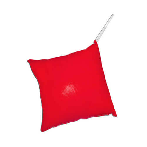 Mini kussensloop - 15 x 15 cm hanger voor sublimatie - rood