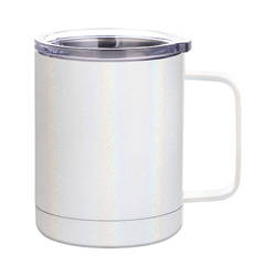 300 ml coffee mug for sublimation - white iridescent