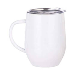 360 ml mulled wine mug with handle for sublimation printing - white
