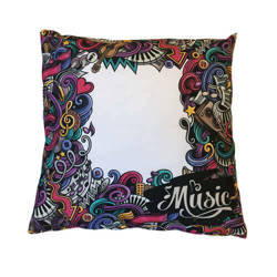 38 x 38 cm satin cover for sublimation printing - Mad Music