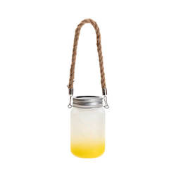 450 ml lantern with a string handle - yellow gradient