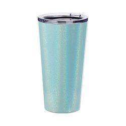 480 ml stainless steel thermal tumbler for sublimation - opal blue