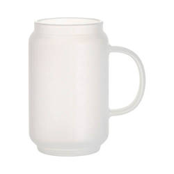 500 ml frosted glass with sublimation handle