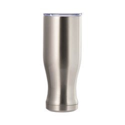 600 ml stainless steel glass for sublimation - silver