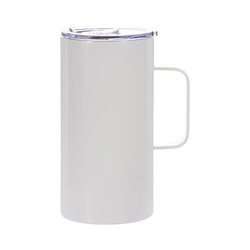 600 ml stainless steel mug for sublimation - white