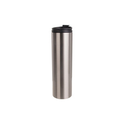 600 ml stainless steel sublimation water bottle - silver