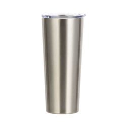 650 ml stainless steel thermal tumbler for sublimation - silver