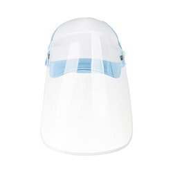 A cap for a visor for sublimation - light blue