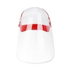 A cap for a visor for sublimation - red