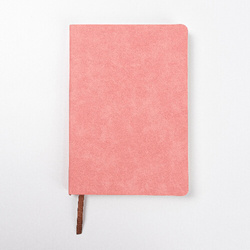A5 notebook with leather cover for sublimation - Pink