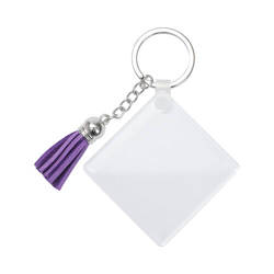 Blanko Blanks Sublimation Acrylic Square Keychain