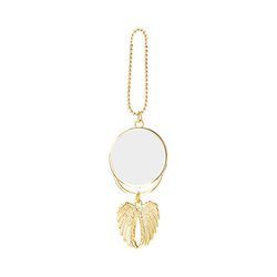 Angel Wings car pendant for sublimation - gold