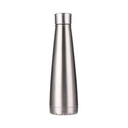 Bidon – 420 ml pyramid-shaped beverage bottle - silver