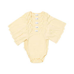 Children's body with long sleeves for sublimation - yellow
