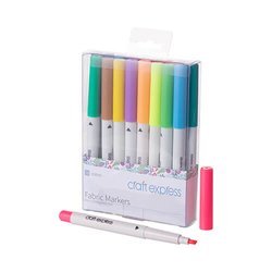 Craft Express Joy fabric markers - 18 colors