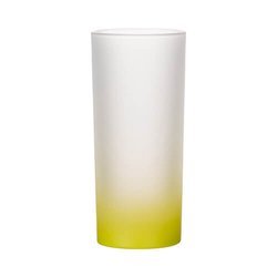Frosted glass for sublimation 200ml - lime gradient