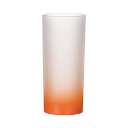 Frosted glass for sublimation 200ml - orange gradient