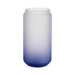 Frosted glass for sublimation 550 ml - navy blue gradient