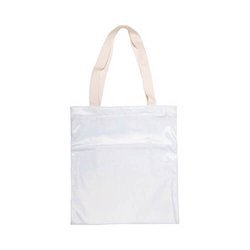 Glitter bag for sublimation 34 x 37 cm - white