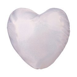 Glitter pillowcase 40 x 40 cm for sublimation - champagne heart