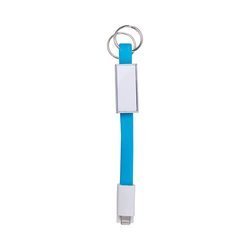 Keychain - Lightning data cable for sublimation - blue
