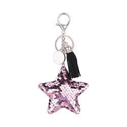 Keychain for sublimation keys - pink star