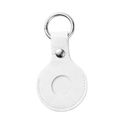 Leather key ring / AirTag case for sublimation - white