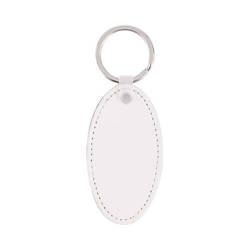 Leather keychain for sublimation printing - oval