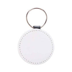 Leather keychain for sublimation printing - wheel