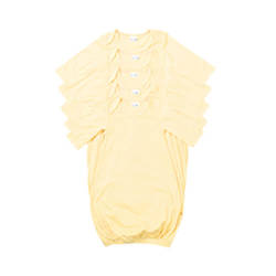 Long-sleeved sleep shirt for sublimation - yellow