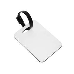 New 10 PCS Blank Sublimation MDF Rectangle Luggage Tag Heat Press Transfer 