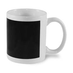 Magic mug with black patch Sublimation Thermal Transfer